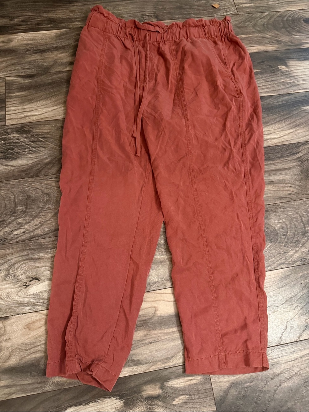 a new day women’s Rust Orange Drawstring Joggers